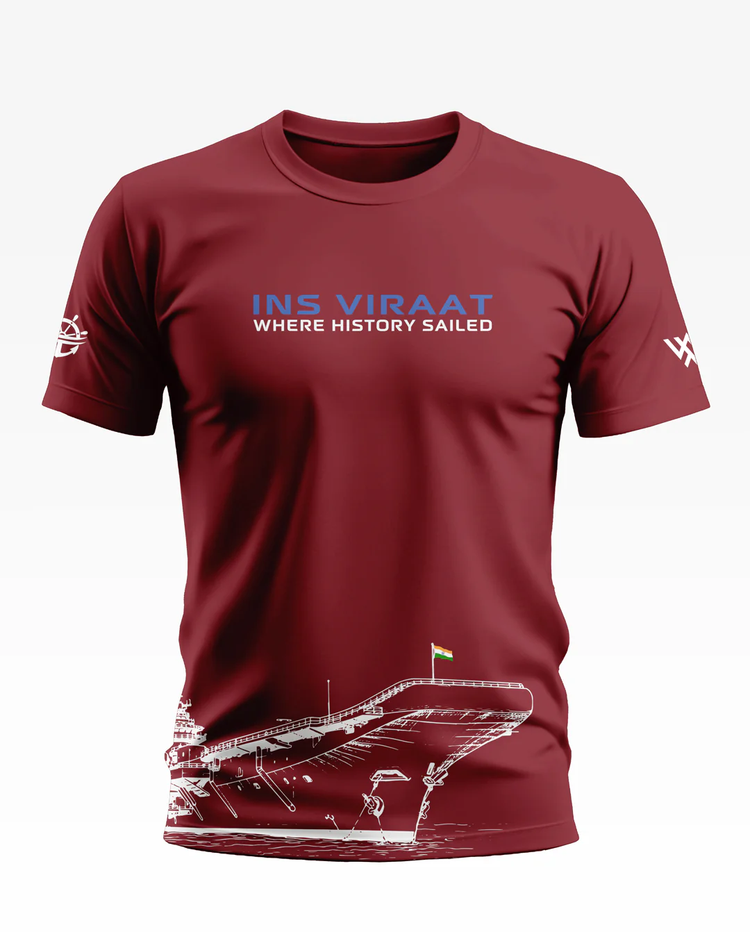 INS Viraat Soft Cotton T-shirt - Image 6