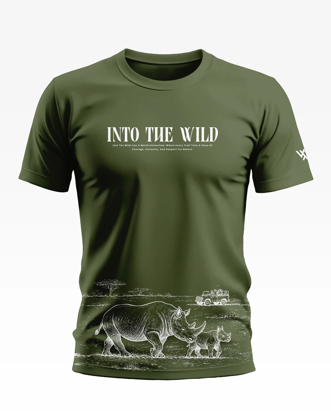 Into The Wild lies A World Cotton T-shirt - Image 4