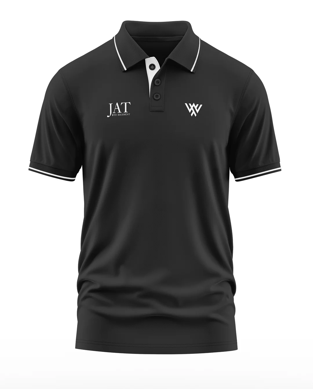 Jat Regimant Polo Collar T-Shirt - Image 2