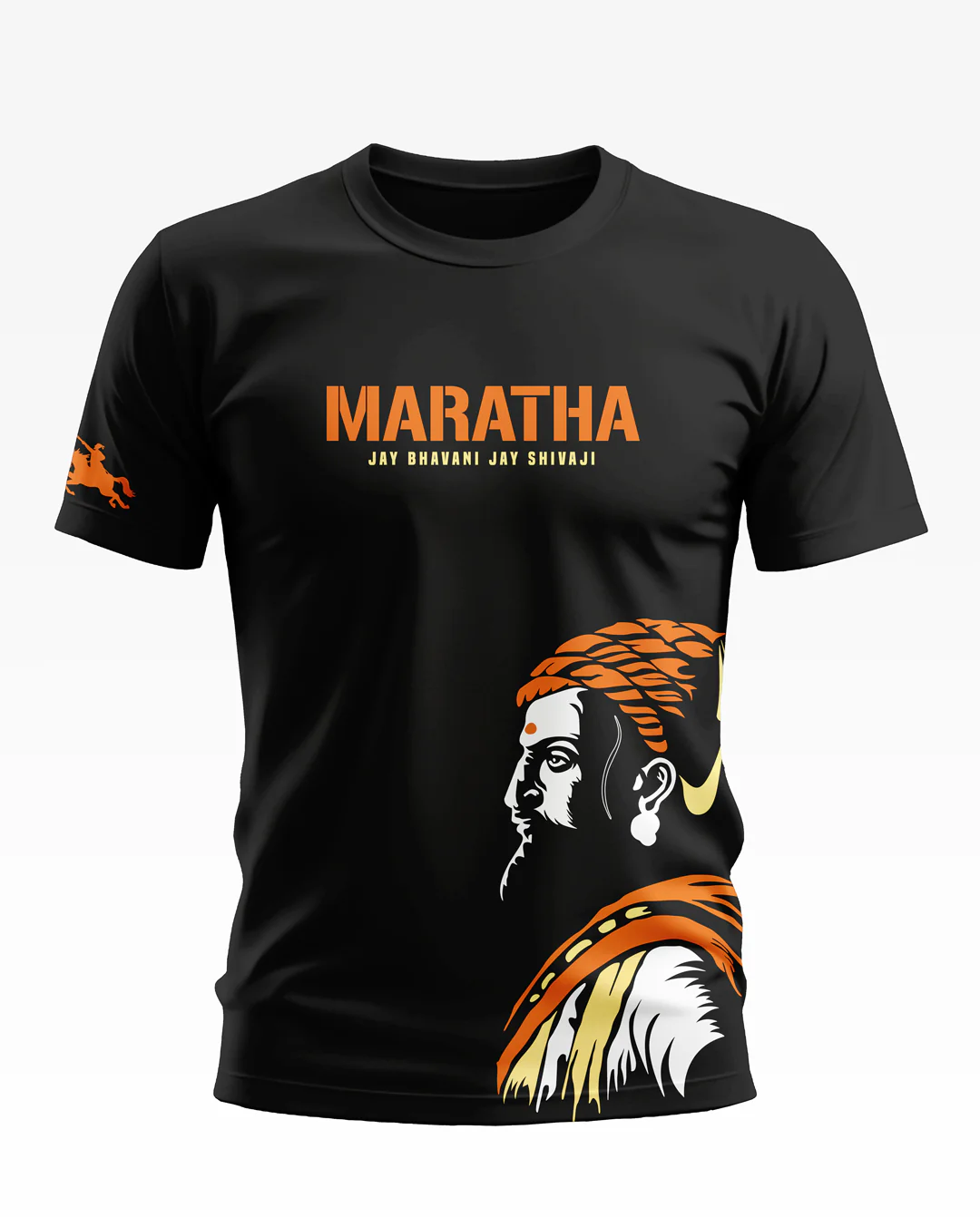 Jay Bhavani Jay Shivaji Soft Cotton T-shirt