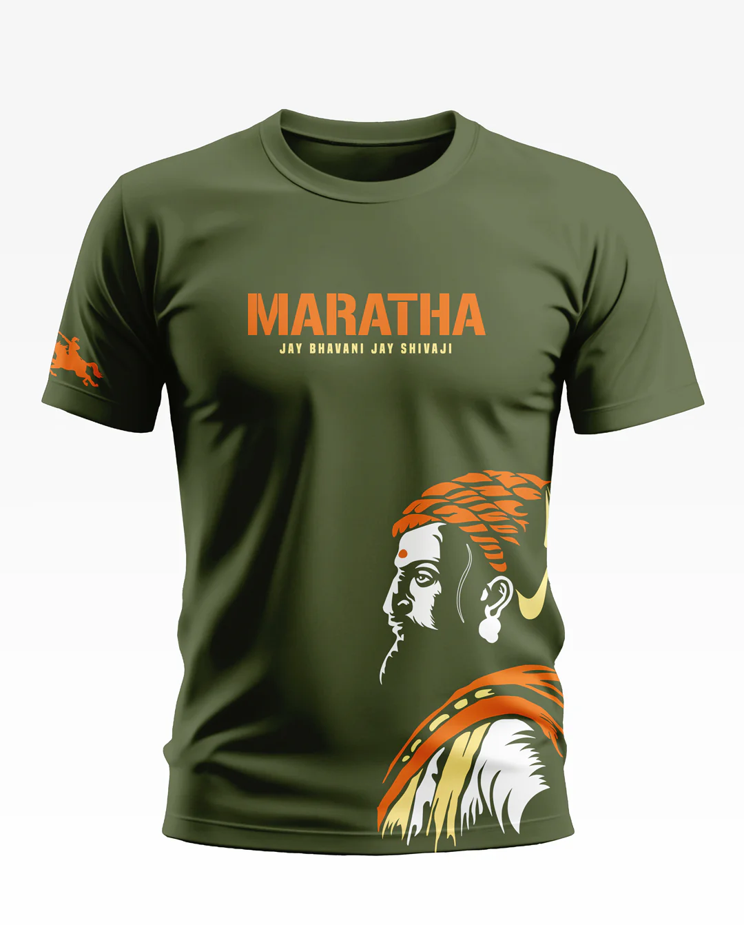 Jay Bhavani Jay Shivaji Soft Cotton T-shirt - Image 3