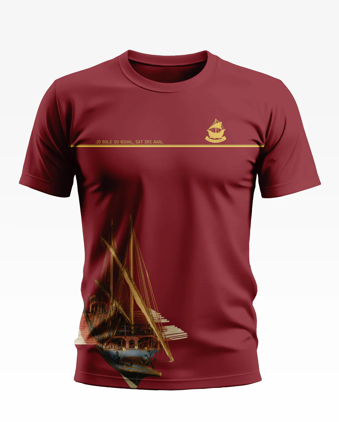 Jo Bole So Nihal, Sat Sri Akal Soft Cotton T-shirt - Image 7