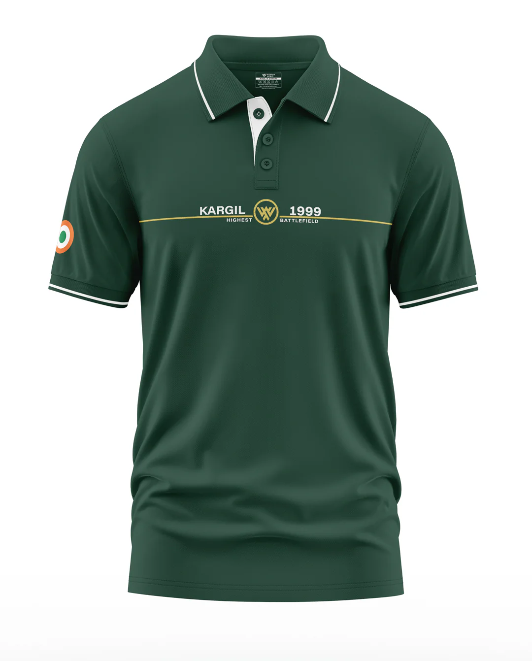 Kargil 1999 Polo Collar T-Shirt - Image 3