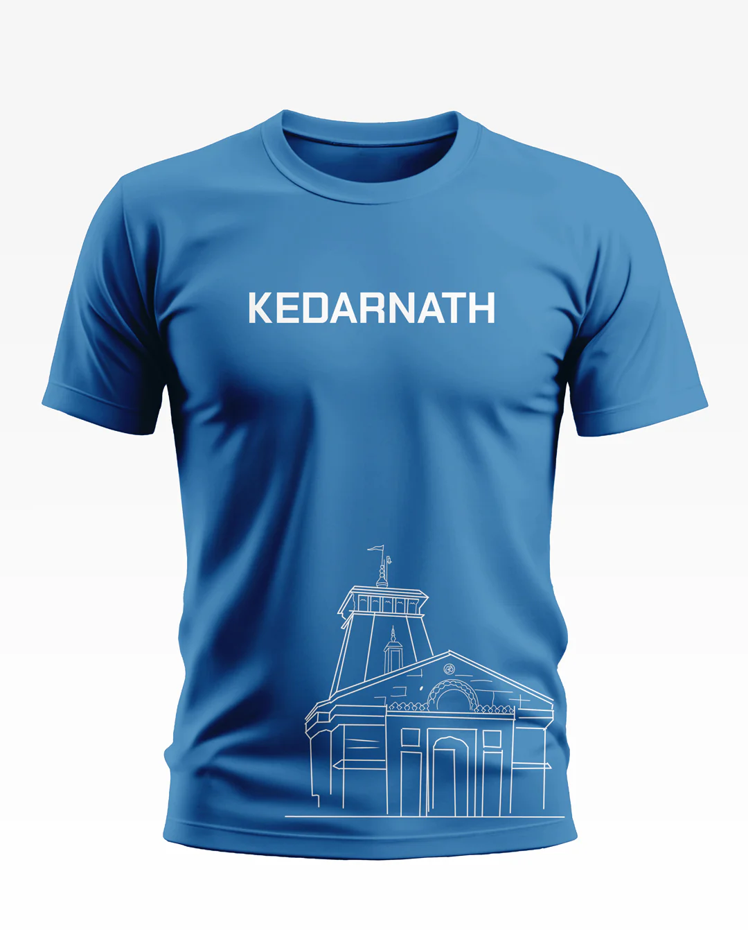 Kedarnath Temple Cotton T-shirt - Image 2