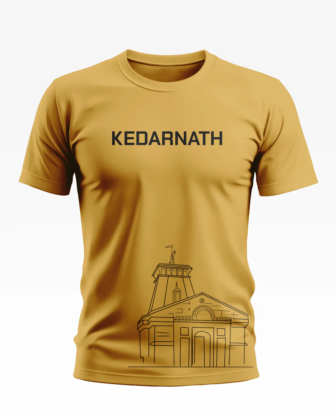 Kedarnath Temple Cotton T-shirt - Image 5