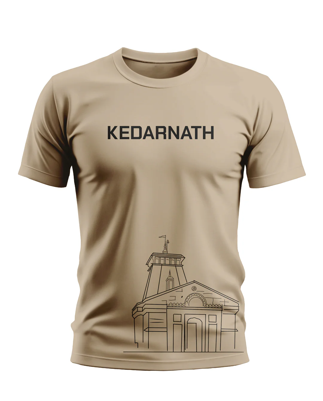 Kedarnath Temple Cotton T-shirt - Image 7