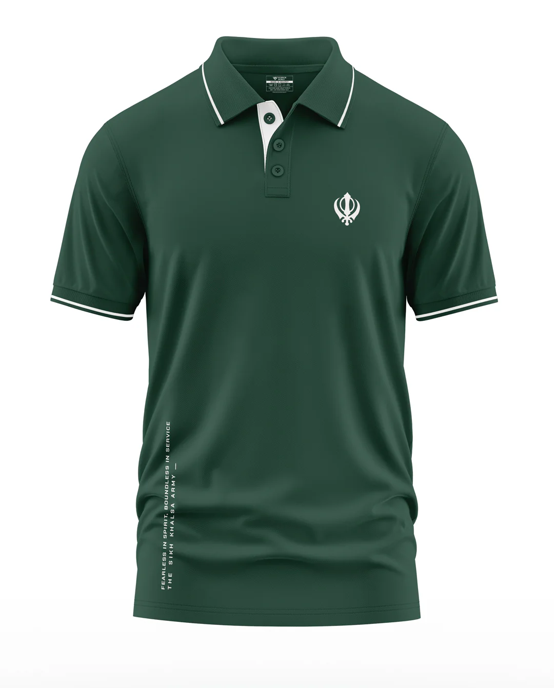Khanda Polo Collar T-Shirt - Image 3