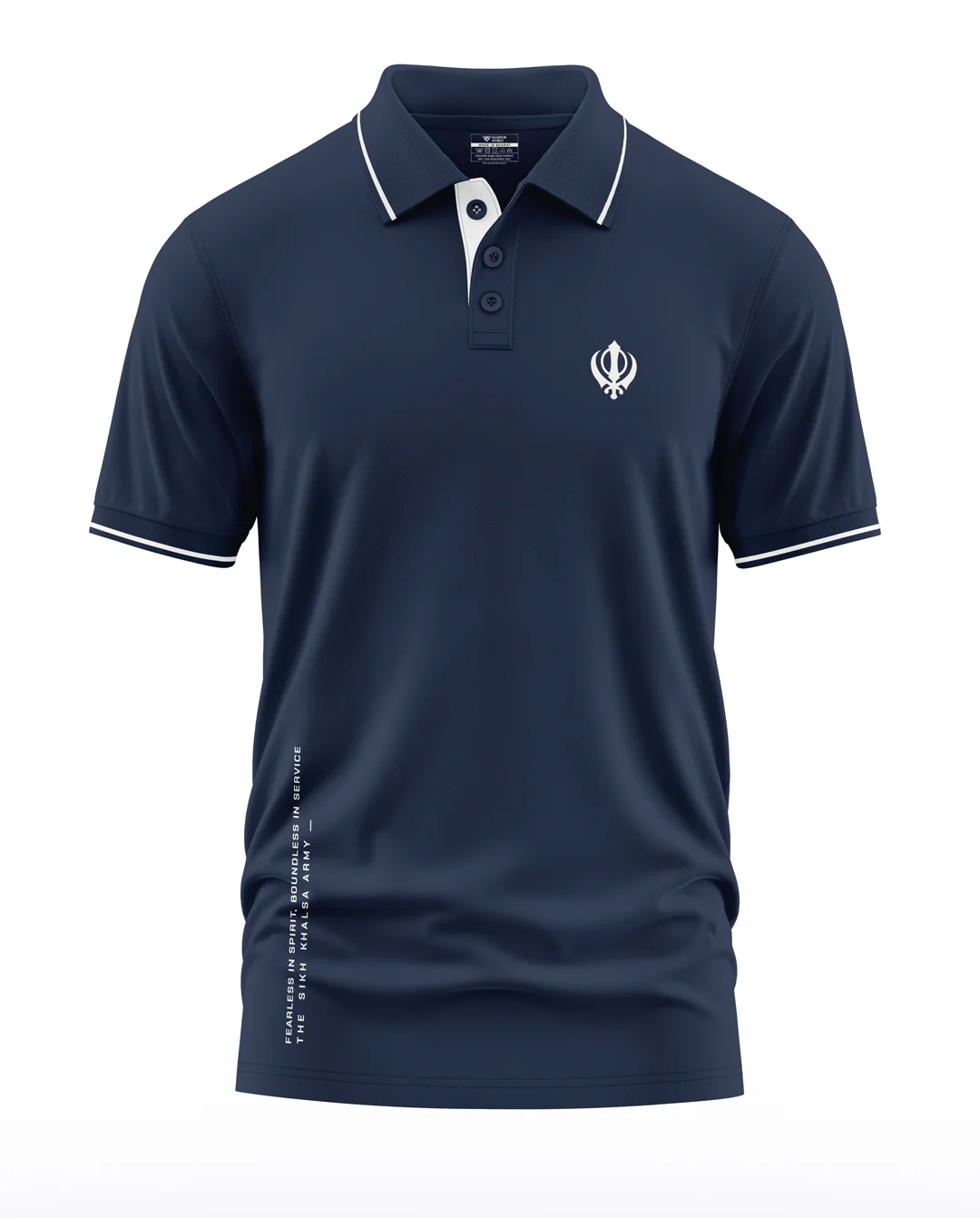 Khanda Polo Collar T-Shirt - Image 4