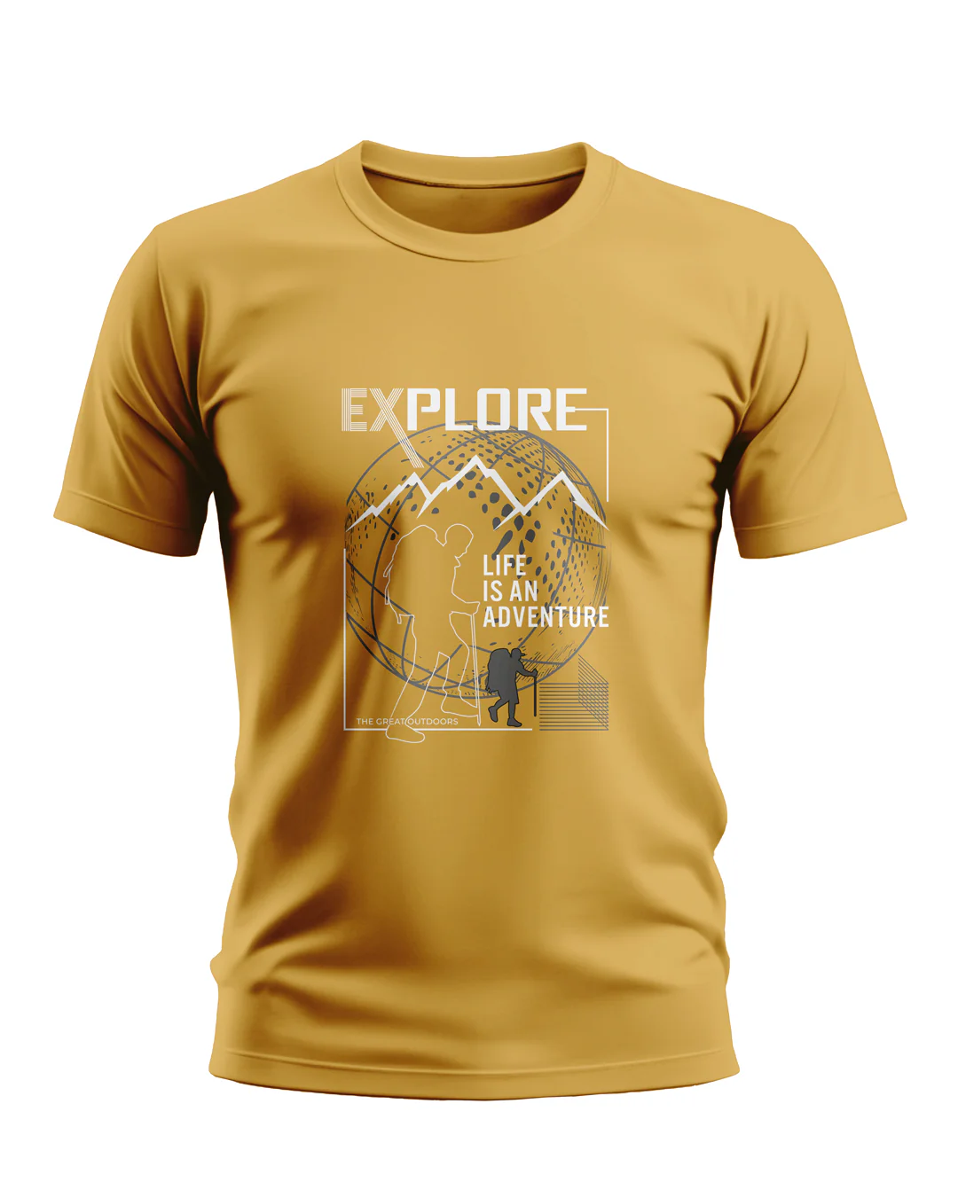 LIFE IS AN ADVENTURE Cotton T-shirt - Image 5