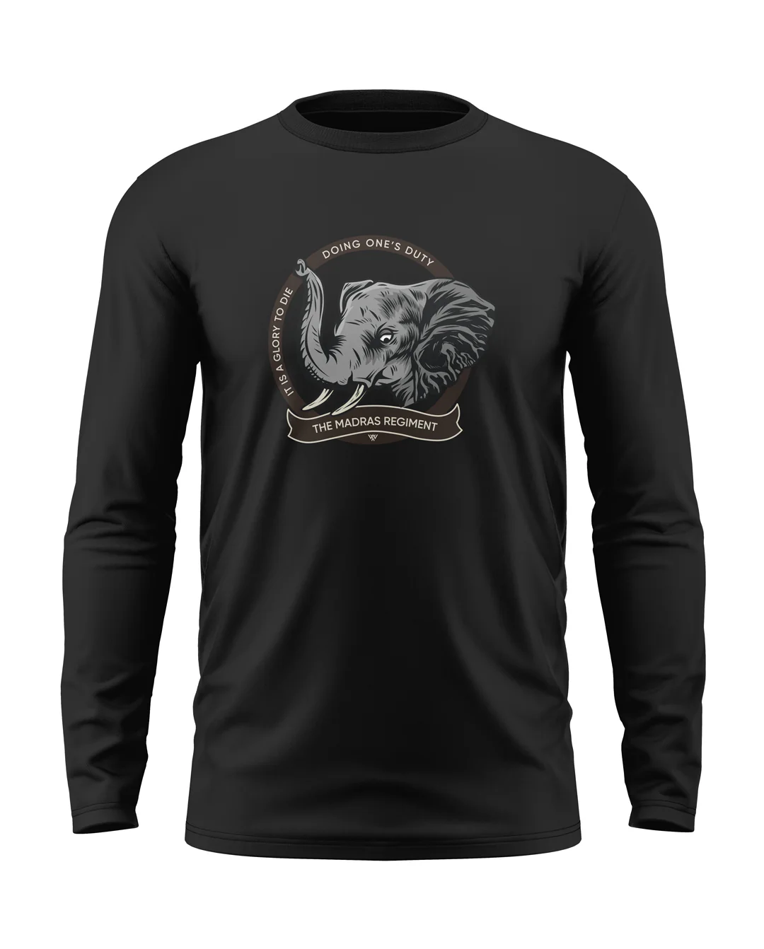 Madras Regt Cotton Full Sleeve T-shirt - Image 3