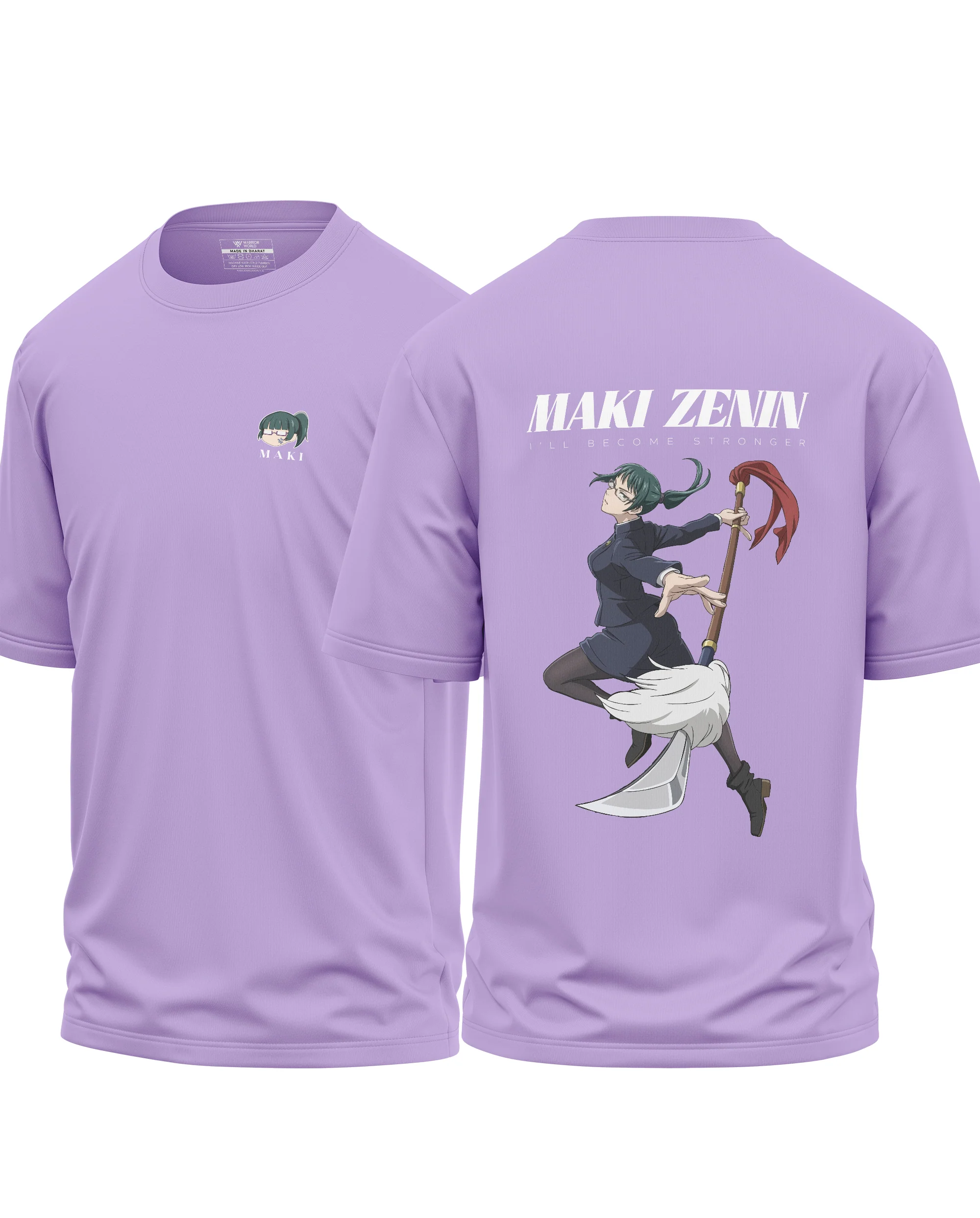 Maki Zenin Become Stonger Cotton Oversized T-shirt - Image 3