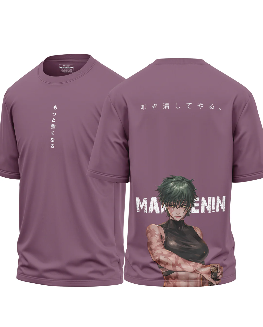 Maki Zenin Crush Them Cotton Oversized T-shirt - Image 3