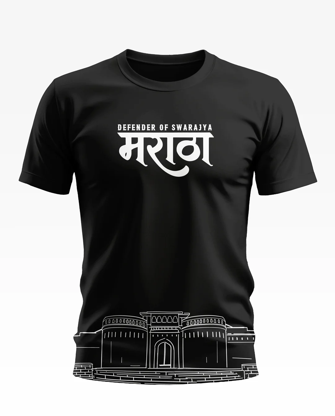Maratha Defender Of Swarajya Soft Cotton T-shirt - Image 2