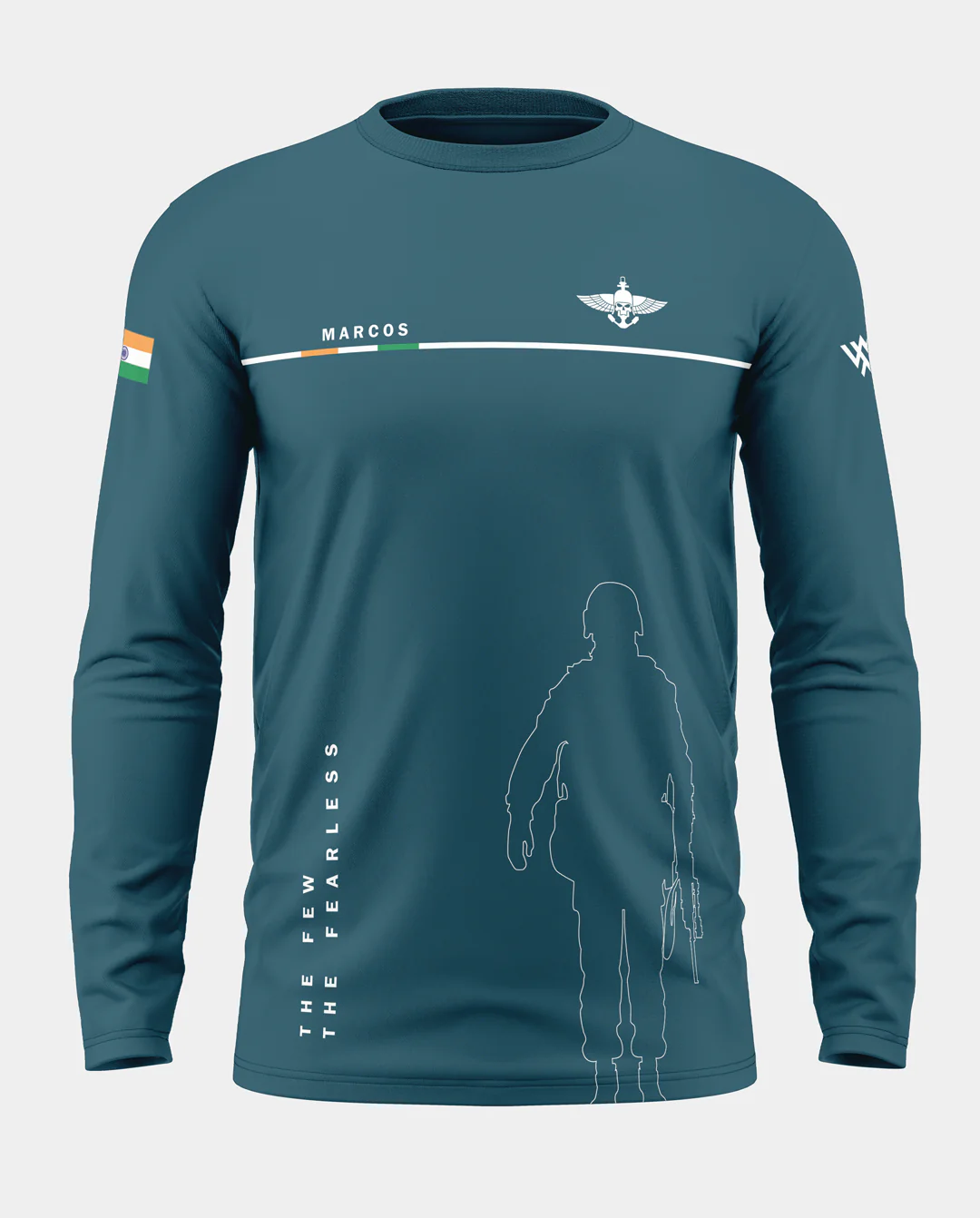 Marcos Army Cotton Full Sleeve T-shirt - Image 2