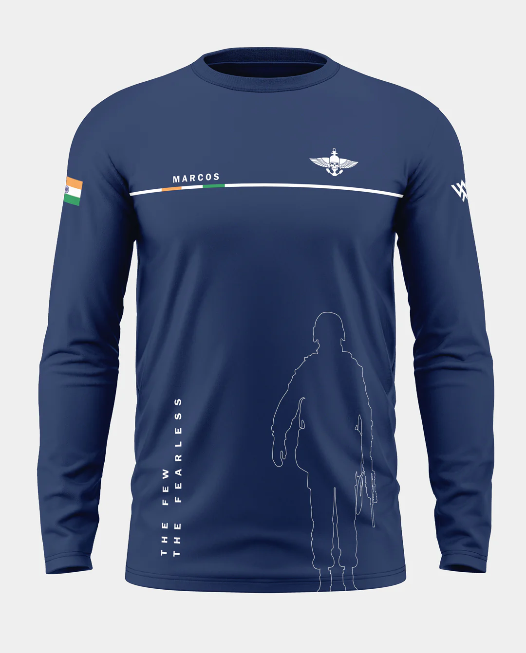 Marcos Army Cotton Full Sleeve T-shirt - Image 4