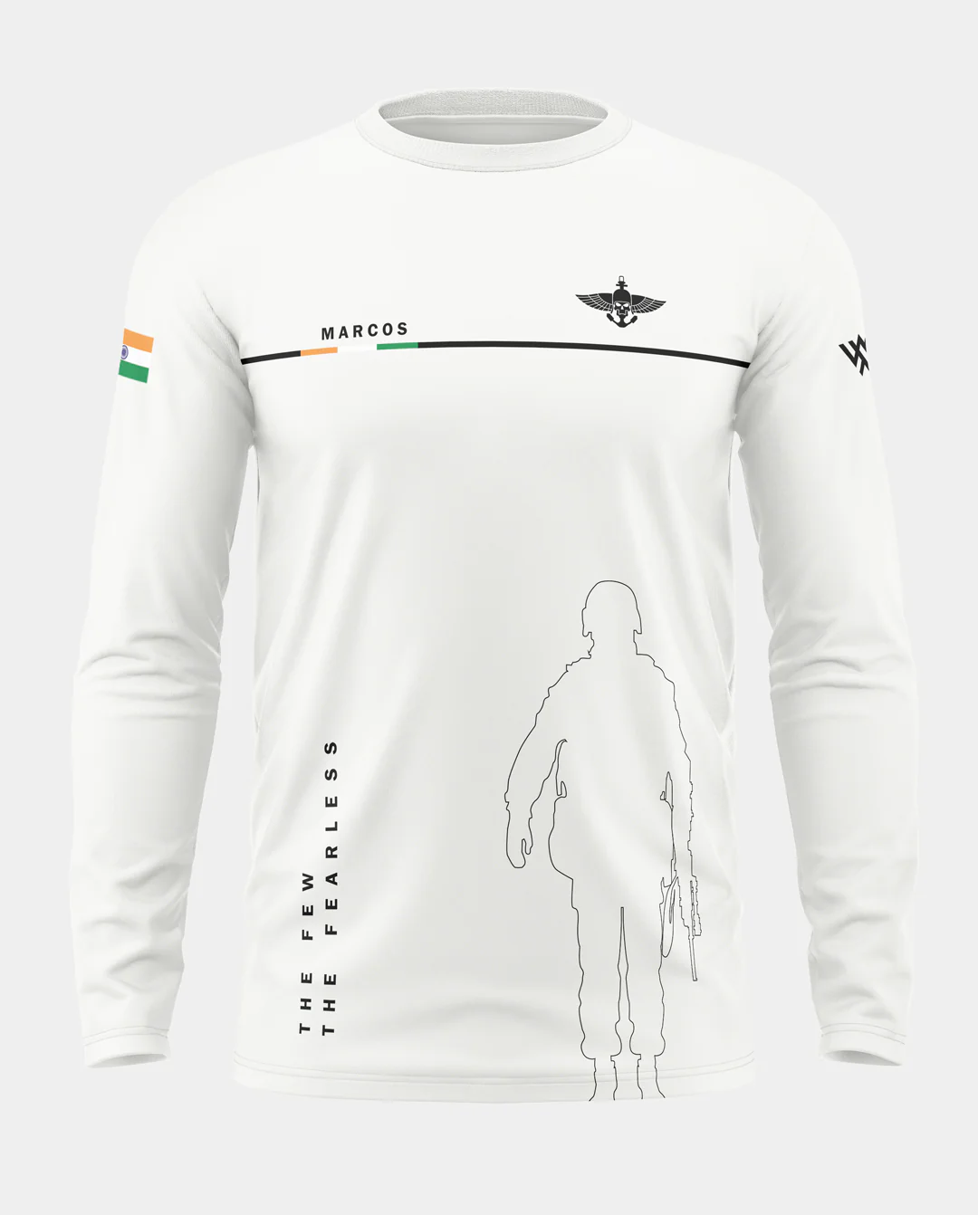 Marcos Army Cotton Full Sleeve T-shirt - Image 6