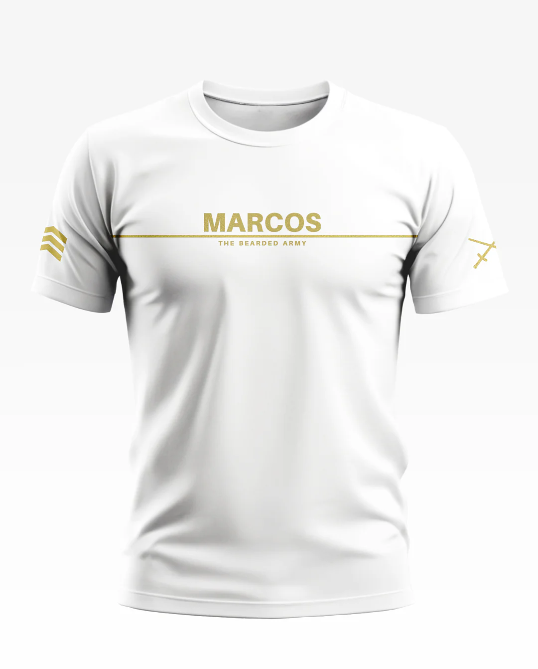Marcos The Bearded Army Soft Cotton T-shirt - Image 5