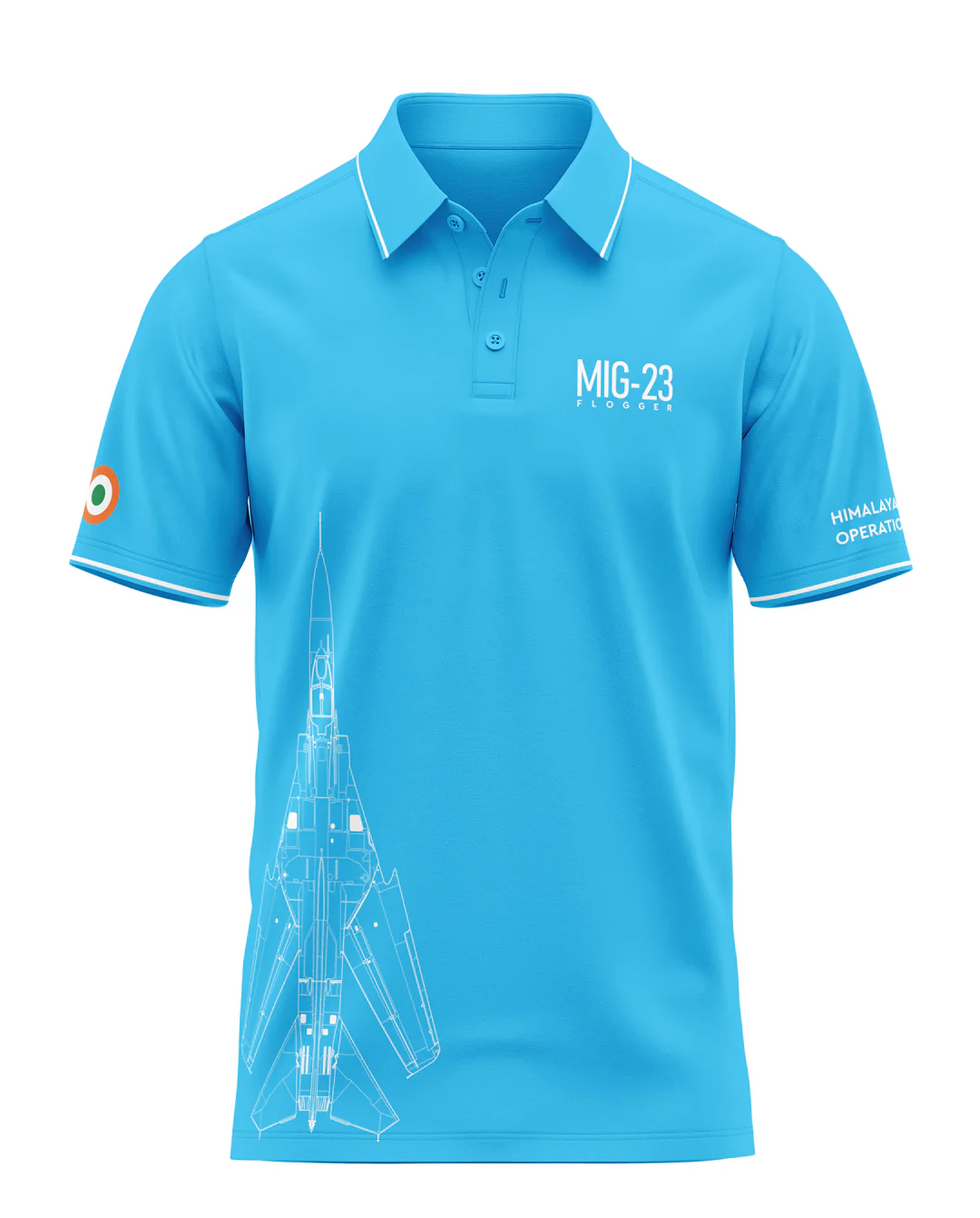 Mig-23 Flogger Prime Polo T-Shirt - Image 5