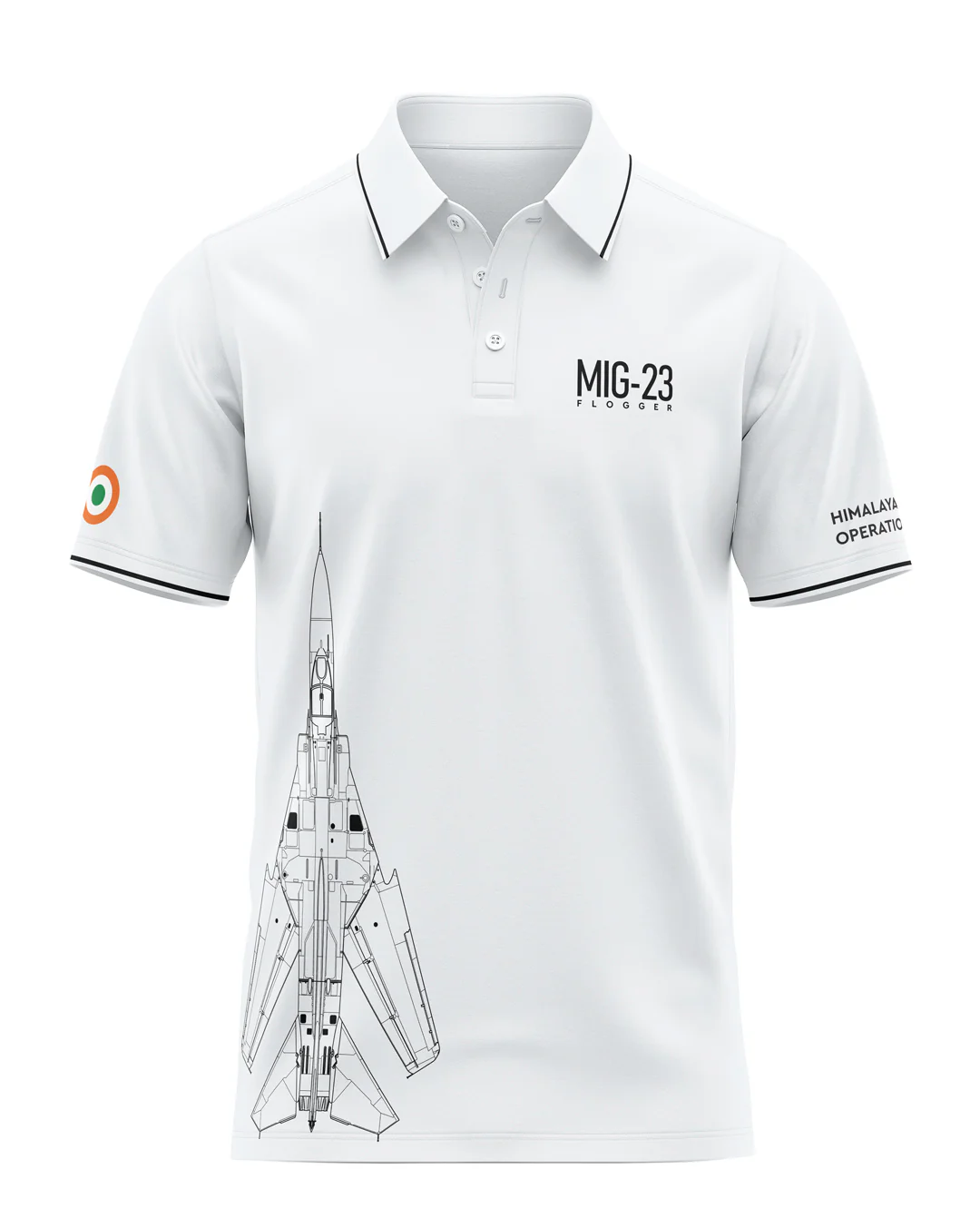 Mig-23 Flogger Prime Polo T-Shirt - Image 6