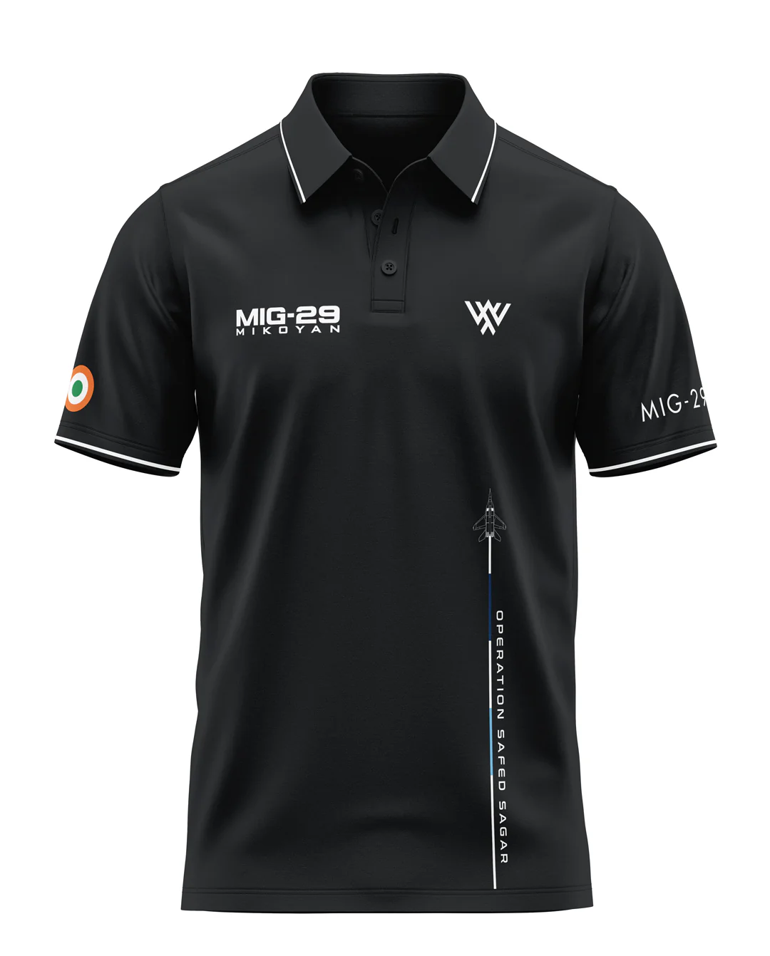 MIG Op Safed Sagar Prime Polo T-Shirt - Image 2
