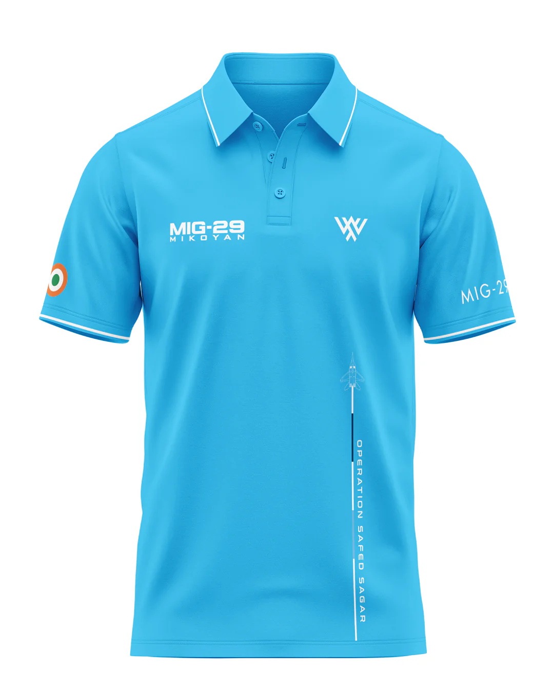 MIG Op Safed Sagar Prime Polo T-Shirt - Image 5