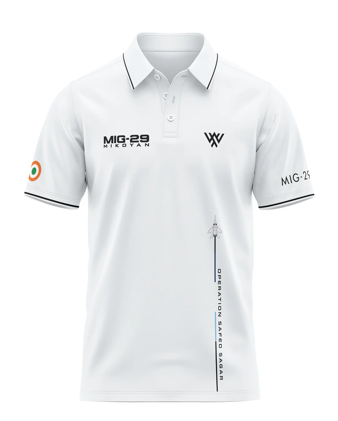 MIG Op Safed Sagar Prime Polo T-Shirt - Image 6