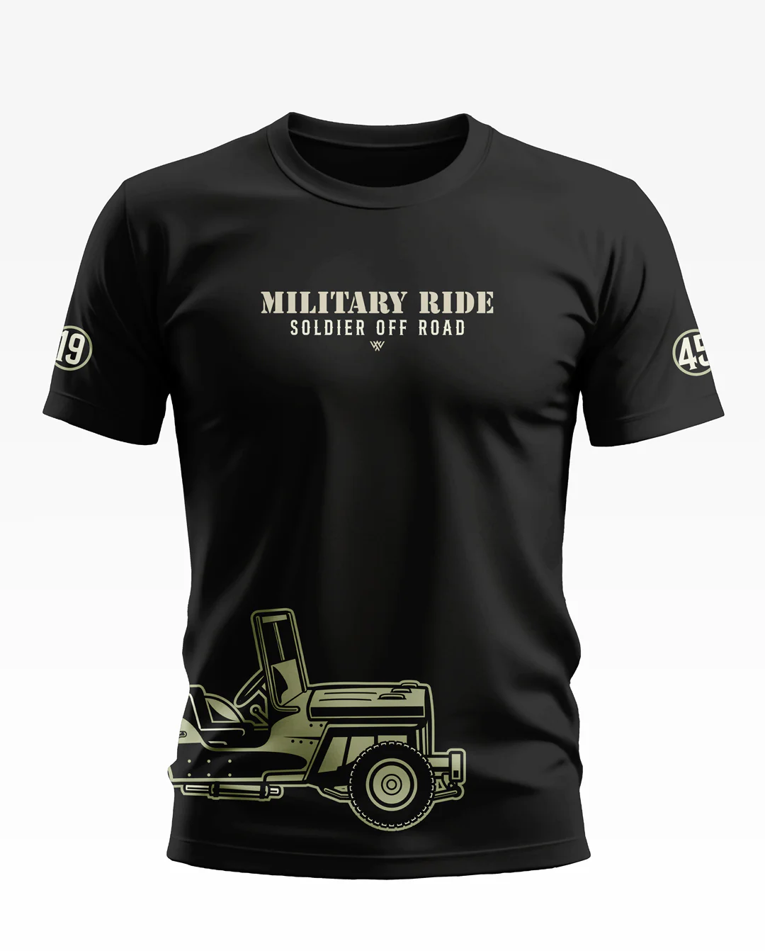 Military Ride Soft Cotton T-shirt - Image 2