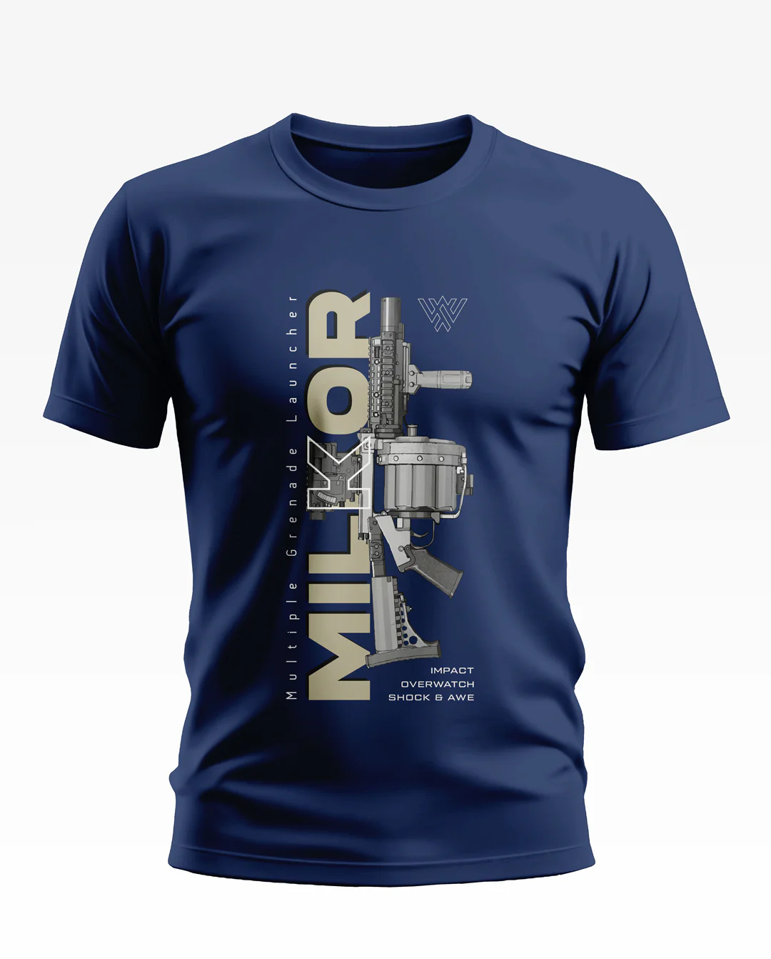 MILKOR Gun Design Soft Cotton T-shirt - Image 4