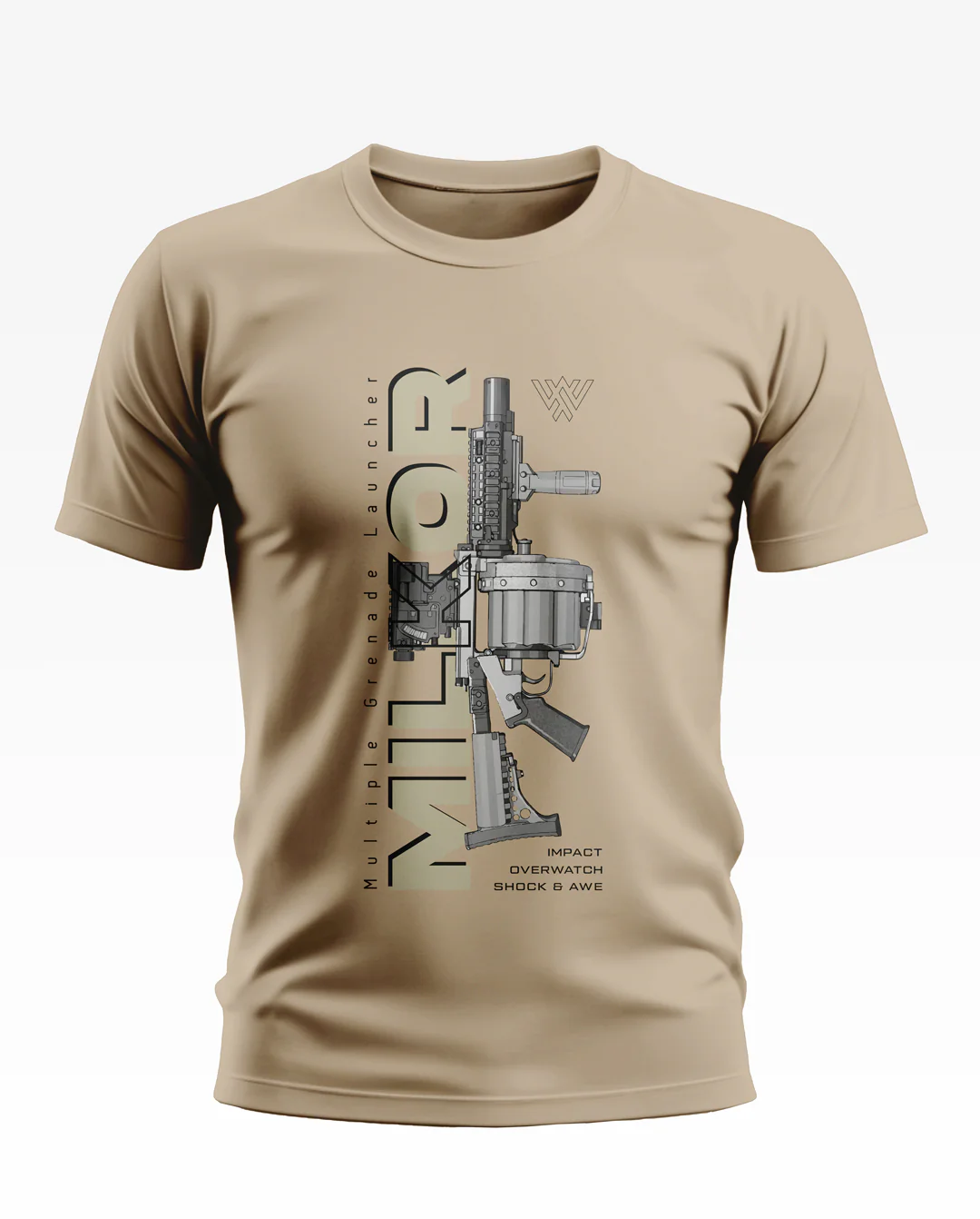 MILKOR Gun Design Soft Cotton T-shirt - Image 6