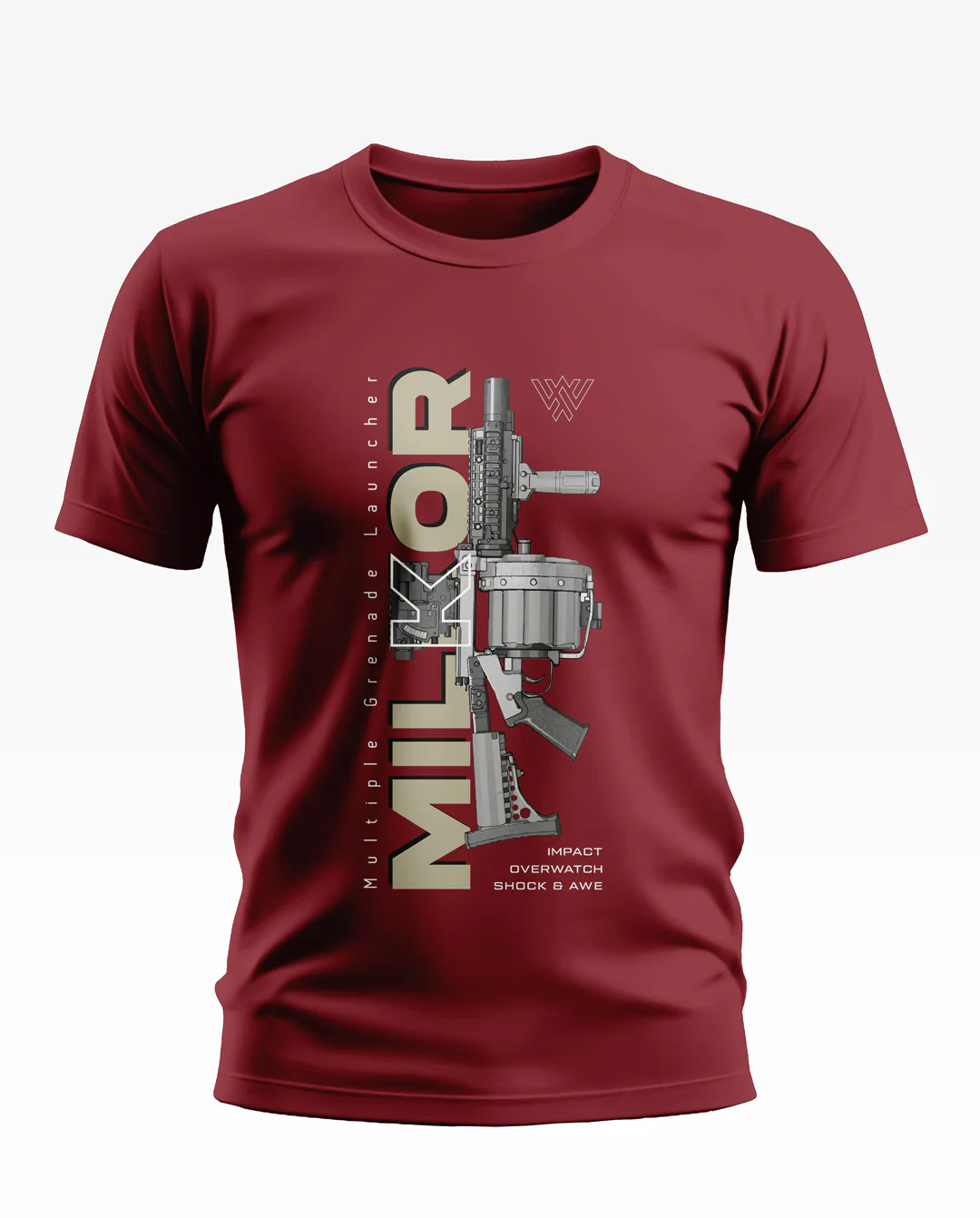 MILKOR Gun Design Soft Cotton T-shirt - Image 8
