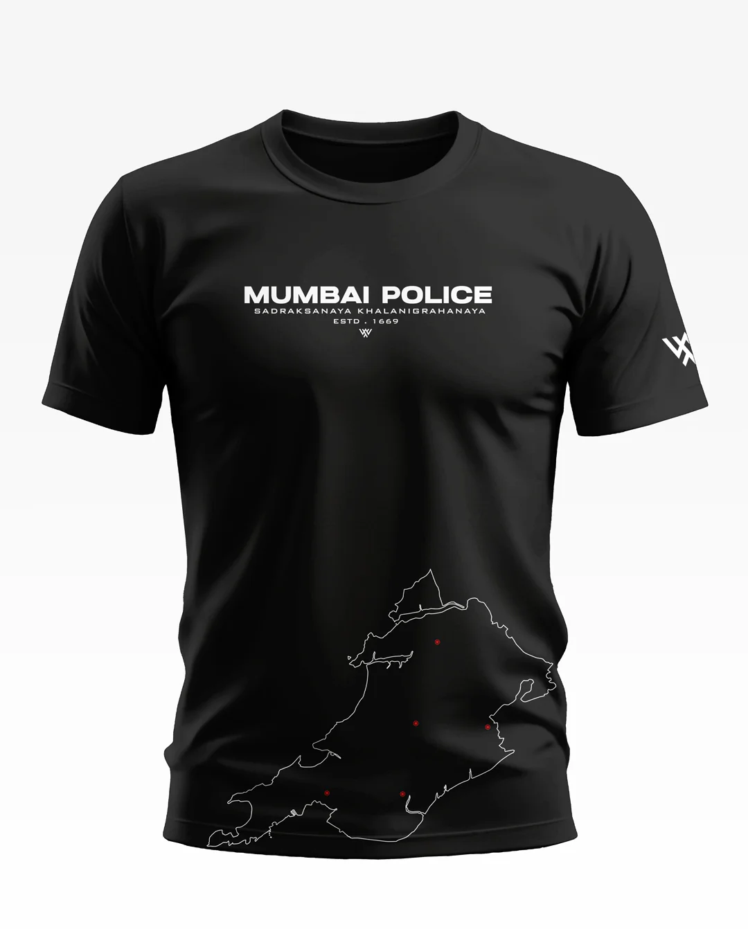 Mumbai Police Soft Cotton T-shirt - Image 3