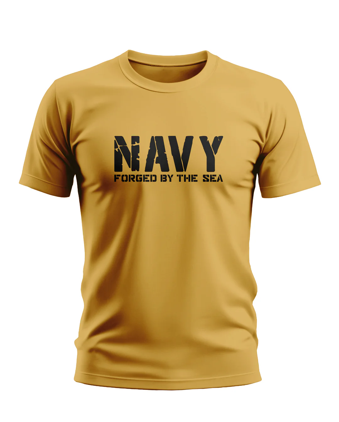 Navy Forged By The Sea Soft Cotton T-shirt - Image 6