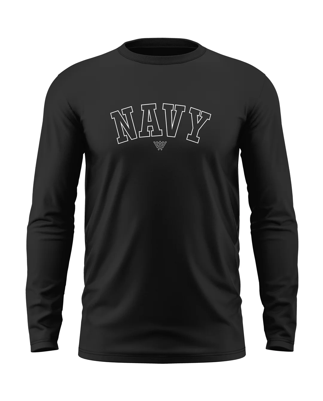 Navy Style Cotton Full Sleeve T-shirt - Image 2