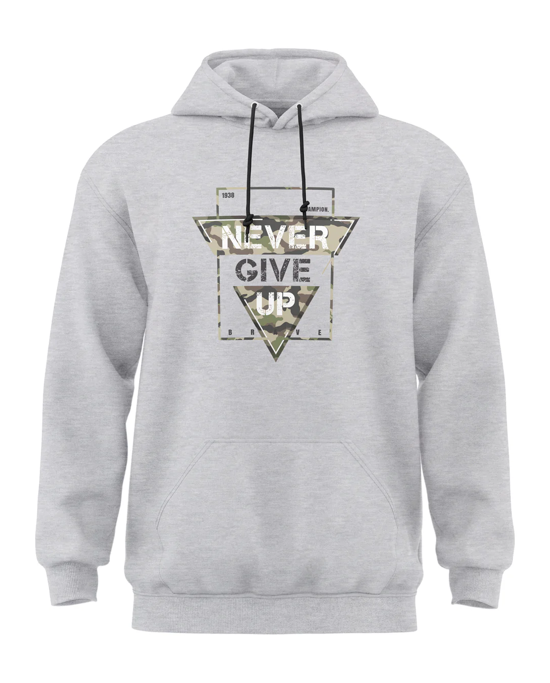 Never Give Up Classic Hoodie - Image 6