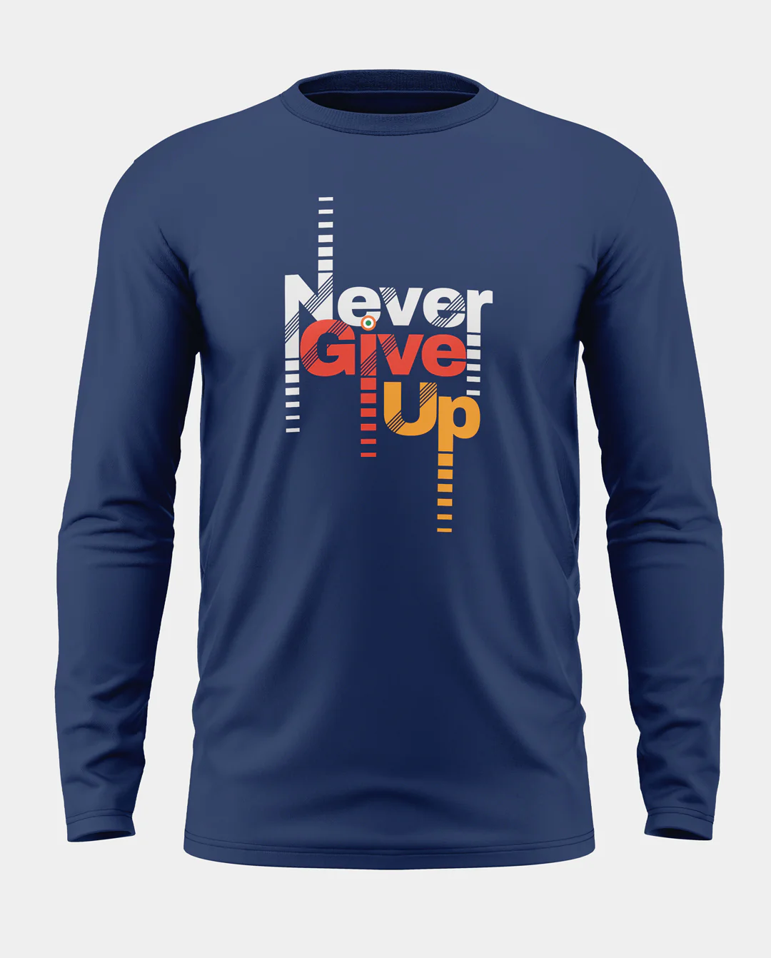 Never Give Up Prime Cotton Full Sleeve T-shirt - Image 4