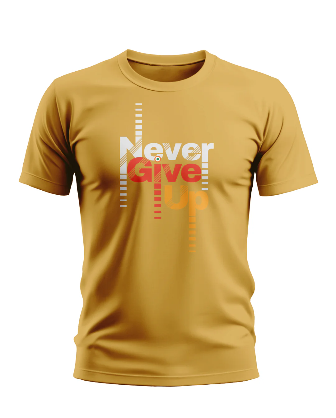 Never Give Up Soft Cotton T-shirt - Image 6