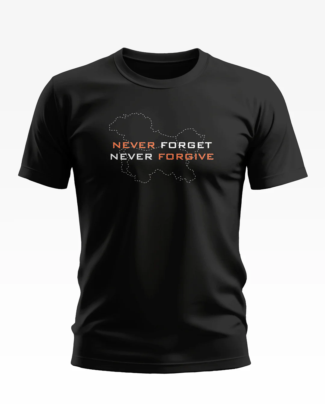 New Never forgat Never Forgive Soft Cotton T-shirt - Image 2