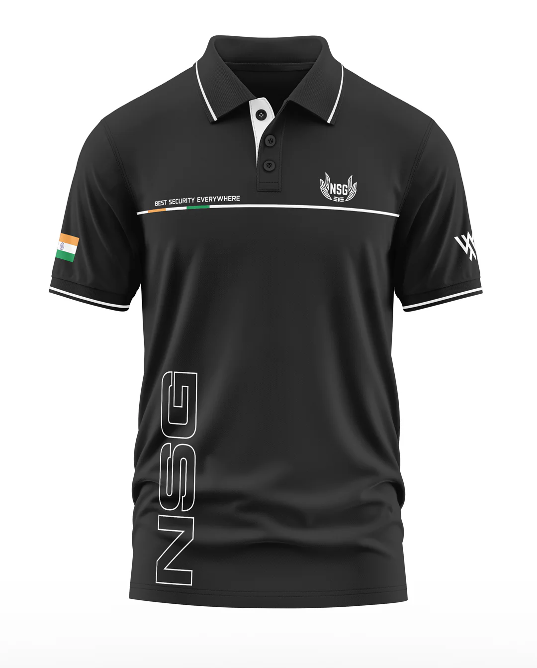 NSG Polo Collar T-Shirt - Image 2