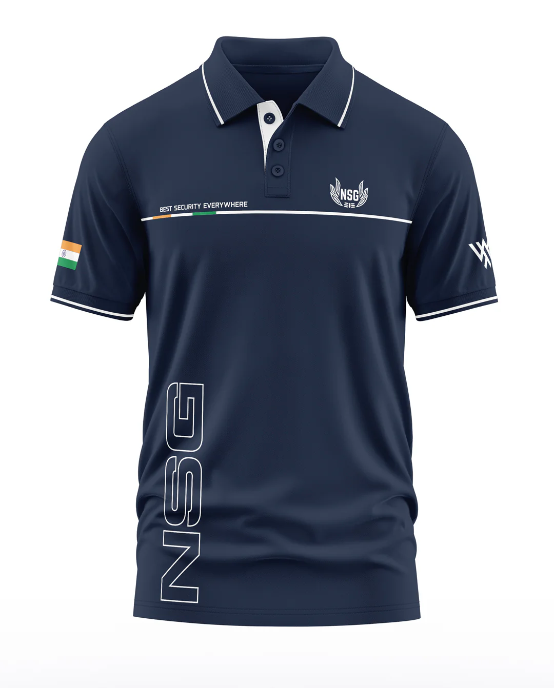 NSG Polo Collar T-Shirt - Image 4