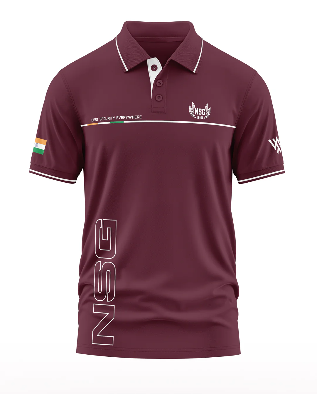 NSG Polo Collar T-Shirt - Image 5