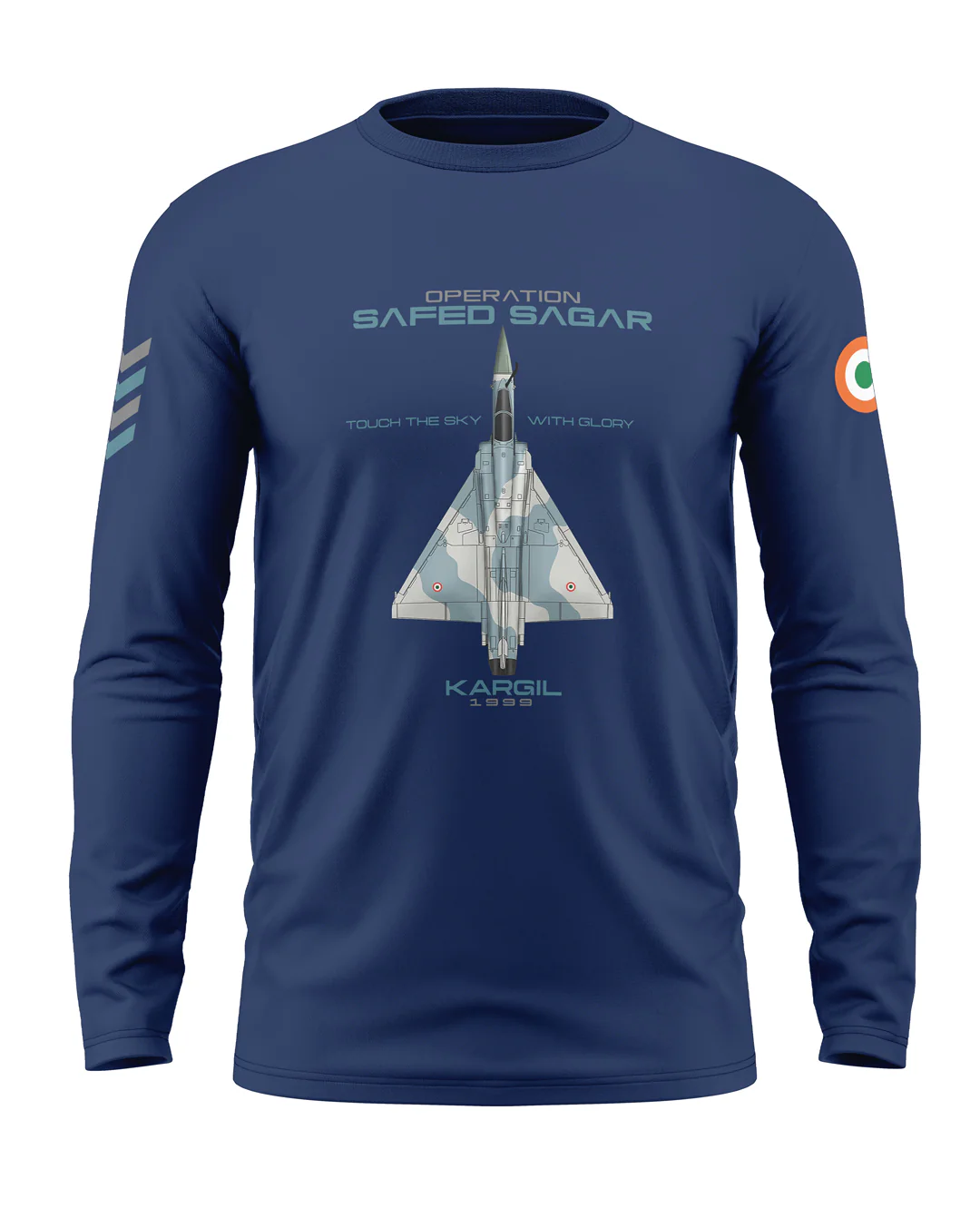 Op. Safed Sagar Cotton Full Sleeve T-shirt - Image 5