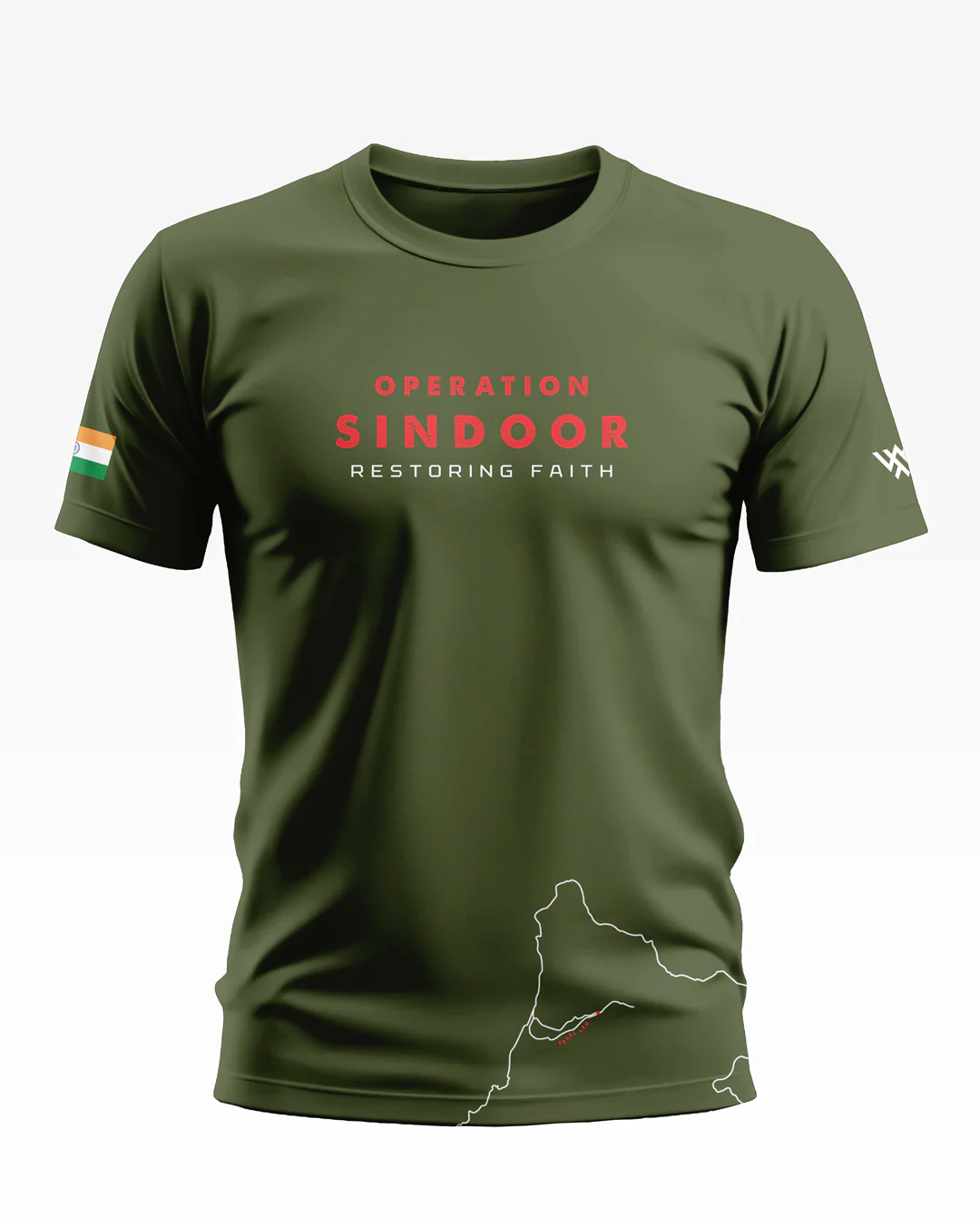 Op. Sindoor Restoring Faith Soft Cotton T-shirt - Image 3