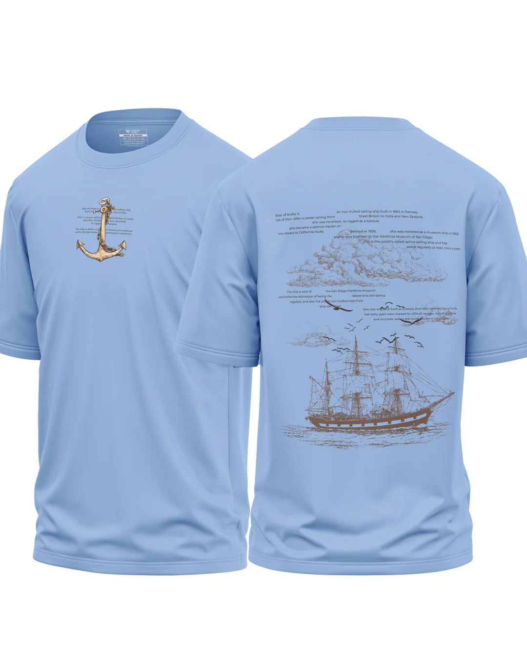Pirates Cotton Oversized T-shirt - Image 4