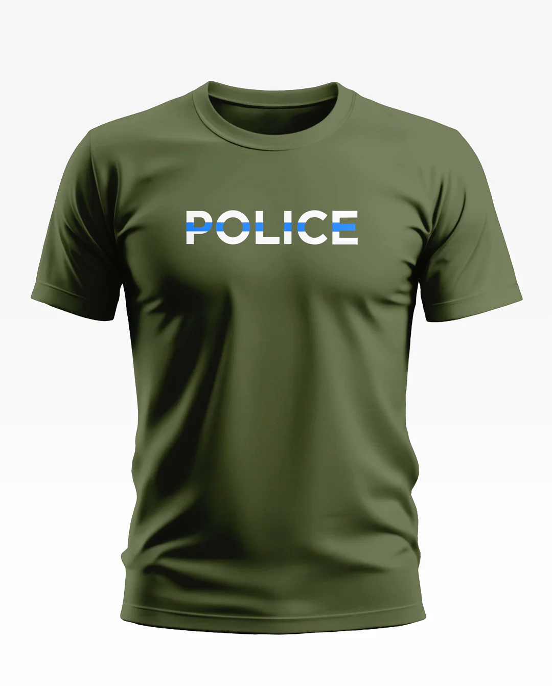 Police Blue Edition Soft Cotton T-shirt - Image 2