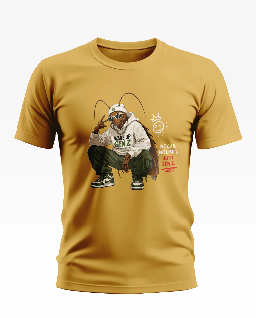 Proud Cockroach Cotton T-shirt - Image 5
