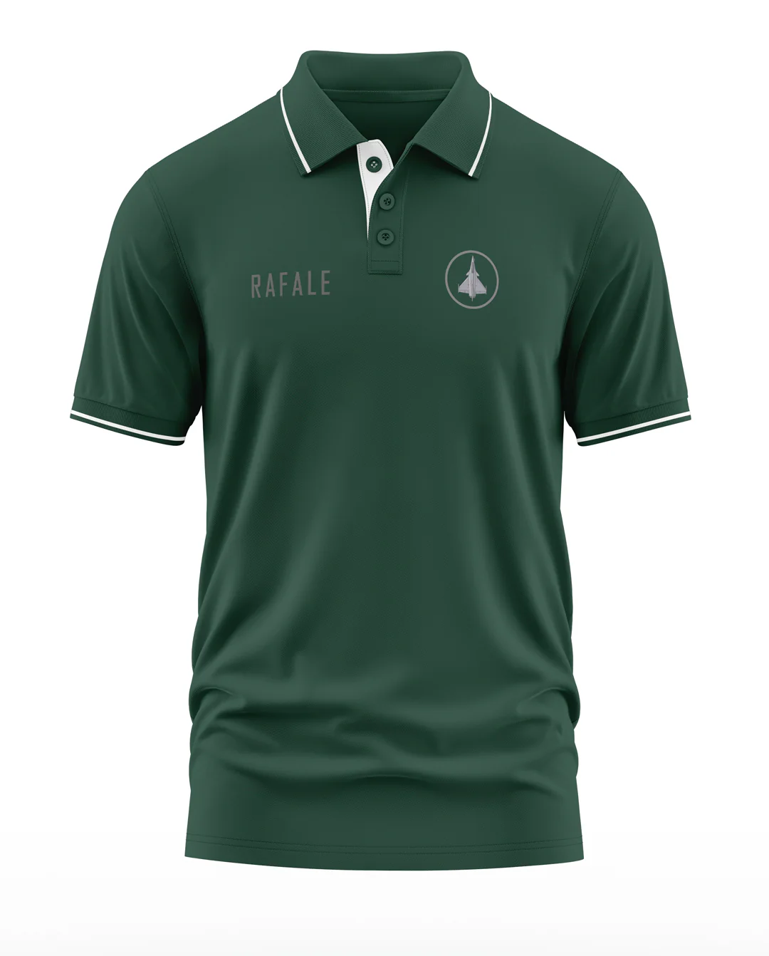 Rafale Polo Collar T-Shirt - Image 3