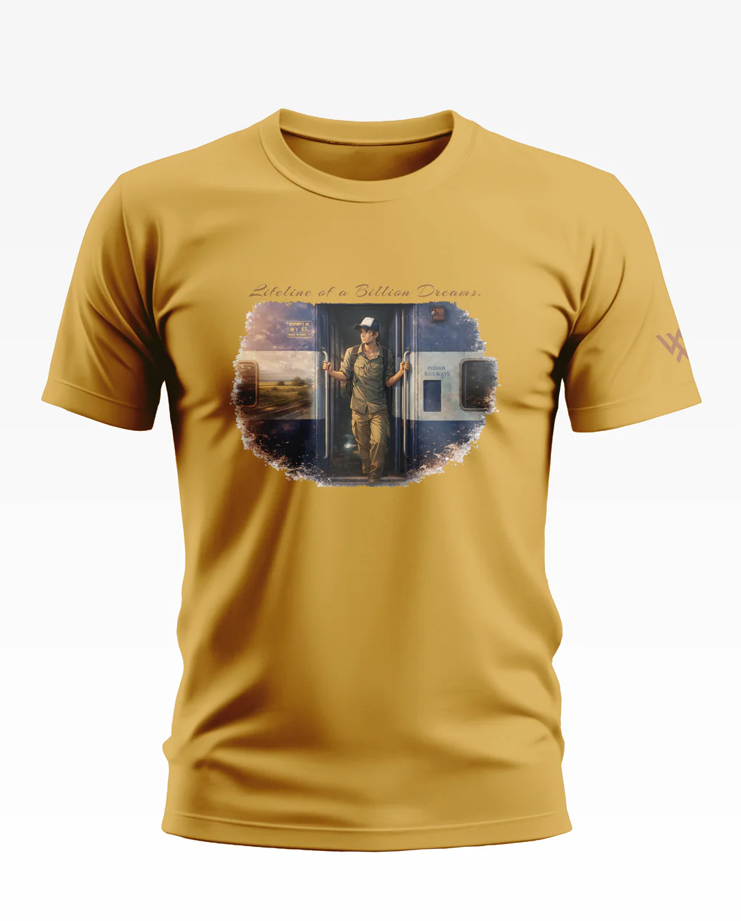 Railway Lifeline of a billion Dreams Soft Cotton T-shirt - Image 3