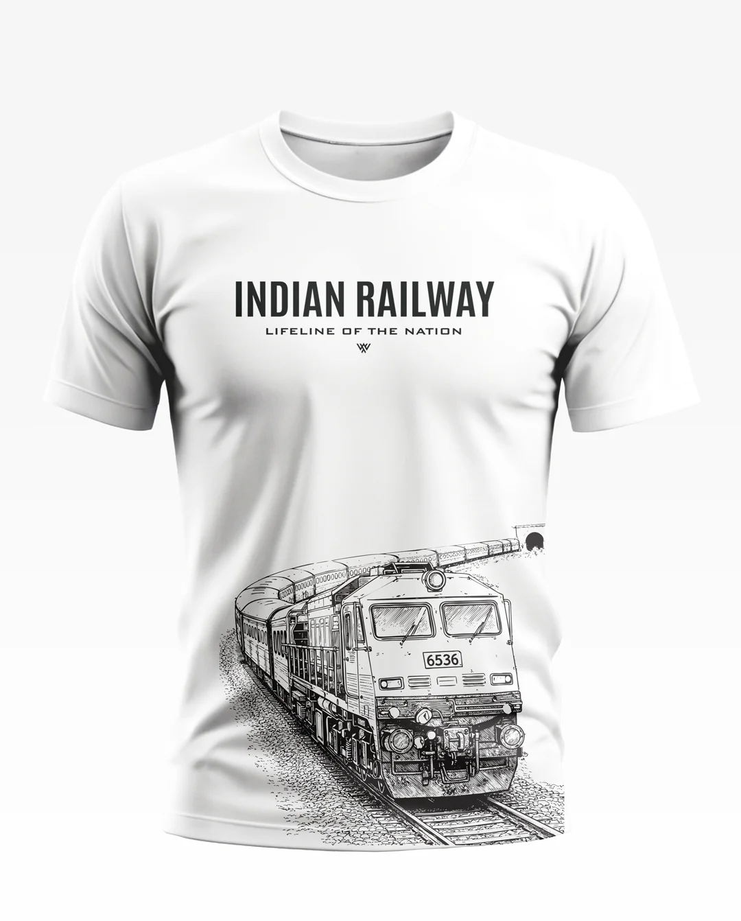 Railway Lifeline of The Nation Soft Cotton T-shirt
