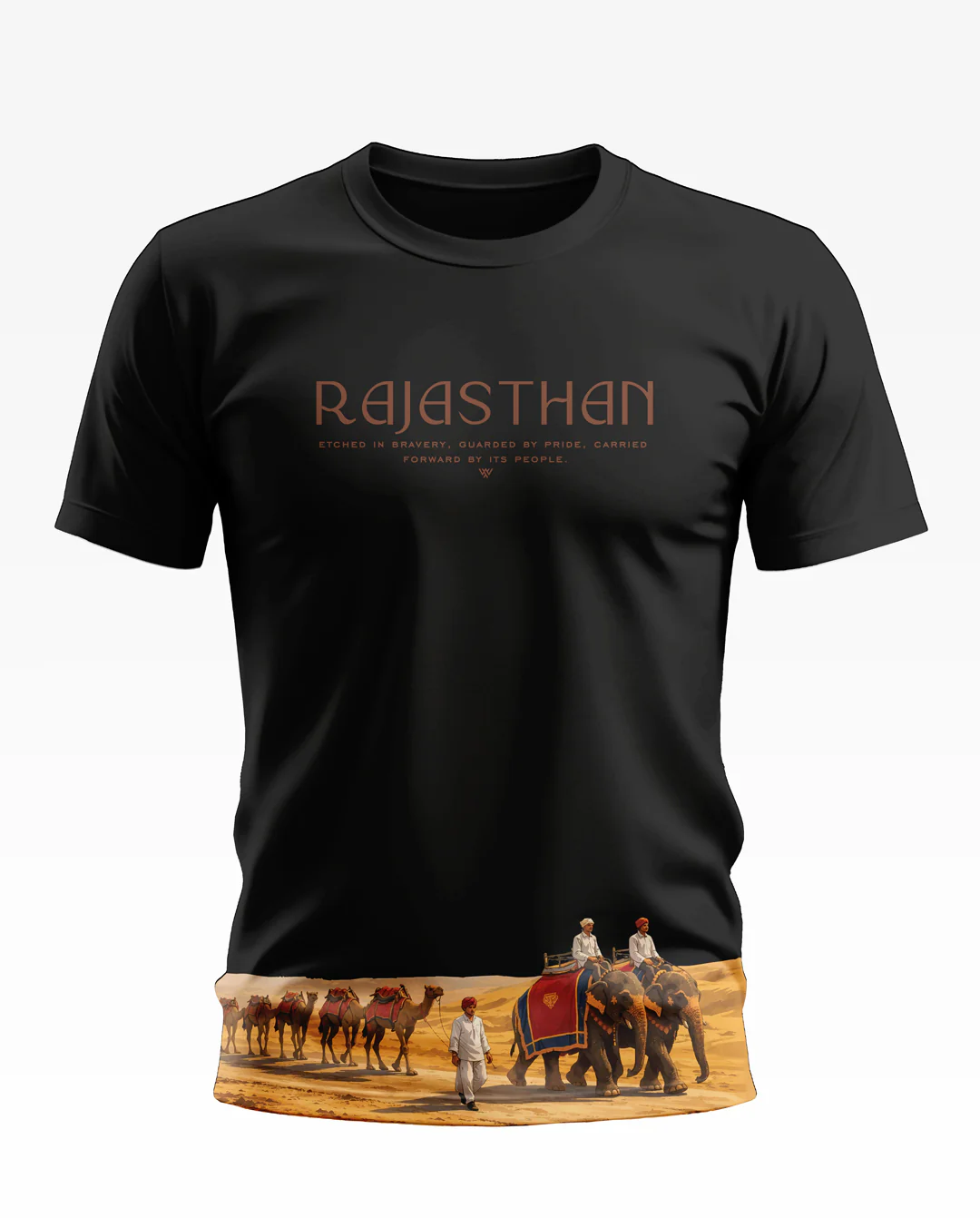 Rajasthan Guarded By Pride Soft Cotton T-shirt - Image 2
