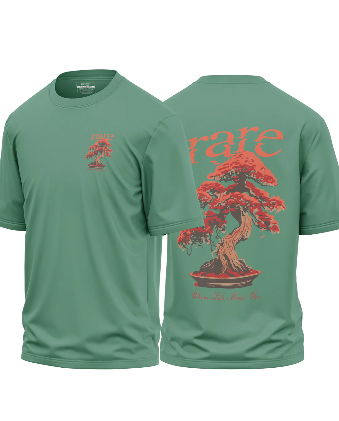 Rare Bonsai Life Oversized T-Shirt - Image 2